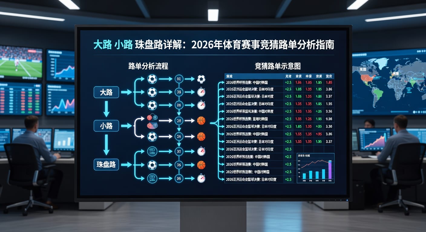 大路小路珠盘路解析：2026年博彩策略，资深玩家指南