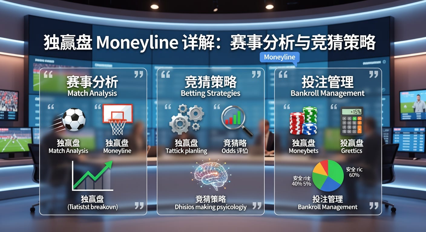 独赢盘 moneyline：玩法、赔率与投注技巧