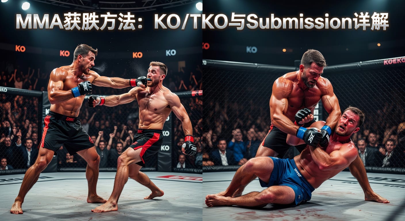 MMA方法：KO/TKO 与 Submission 胜负分析